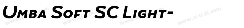 Umba Soft SC Light字体转换